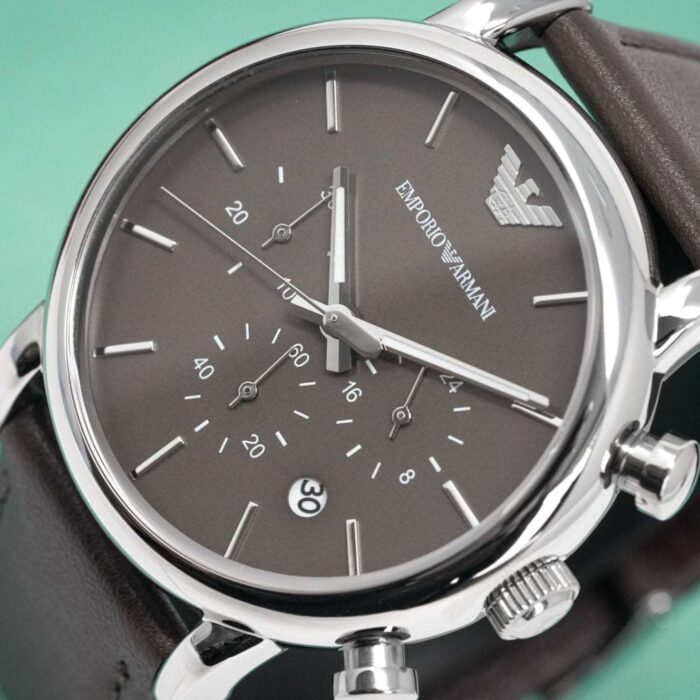 Emporio Armani Men's Luigi Chronograph Brown Watch - AR1734 - Image 4